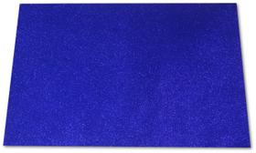 EVA com glitter 40x60 Azul pacote com 5 folhas - Leo&Leo