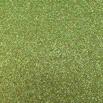 EVA com glitter 40x60 Verde Claro pacote com 5 folhas - Leo&Leo