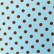 EVA Estampado POÁ 40x60 Make+ Bolinha Azul e Marrom UND