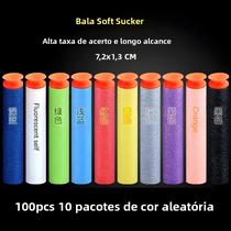 EVA Foam Dart Toy Gun, bala macia, balas para Nerf, acessórios de arma, Elite, oco, 7,2 cm