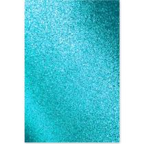 EVA Glitter Adesivado AM - Azul Turquesa (05UN) - Art & Montagem