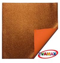 EVA Glitter Laranja 40x48cm Pct 5 pçs - EVAMAX