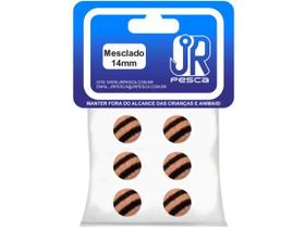 Eva jr boleado bolinha mesclado 14mm ref 1338 Eva jr boleado bolinha mesclado 14mm ref 1338