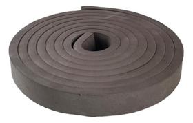 Eva Rodape Acabamento Ripado 2Cm Autocolante Marrom 2,5M