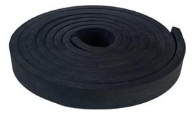 Eva Rodape Acabamento Ripado 2Cm Autocolante Preto 2,5M