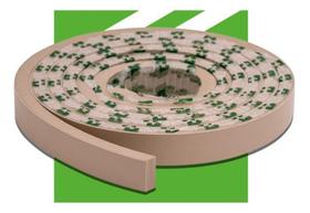 Eva Rodape Acabamento Ripado Laminado 2,5M - Play Creme