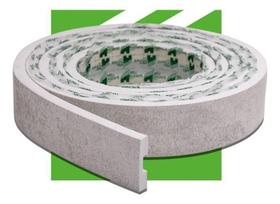 Eva Rodapé Acabamento Ripado Laminado 2,5M - Urban White+ Eva Rodapé Acabamento Ripado Laminado 2,5M - Urban White+