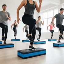 EVA Step 60 x 28 x 10cm Acessório para Exercícios, Treinos Funcionais e Fisioterapia