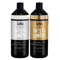 Évallos Profissional Shampoo Antiresiduo Detox + Máscara Progressiva Sem Limite 2x1000ml Évallos Profissional Shampoo Antiresiduo Detox + Máscara Progressiva Sem Limite 2x1000ml