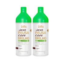 Évallos Sem Pausa com Brilho Kit 2 Progressiva 1000ml
