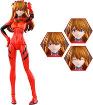 Evangelion Blokees Asuka Langley Plug Suit Model Kit Articulado 32 Peças Evangelion Blokees Asuka Langley Plug Suit Model Kit Articulado 32 Peças
