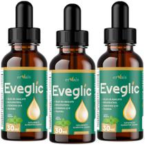 Eveglic - Óleo Abacate + Resveratrol + Coenzima Q10 + Taurina + Vitaminas e Minerais Gotas 3 Frascos