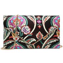 Evening Clutch Dasein Faux Suede para mulheres (flor bordada em Z)