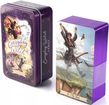 Everyday Witch Tarot Deck Em Lata Com Bordas Roxas Tarô Diário De Uma Bruxa Baralho de Cartas de Oráculo Everyday Witch Tarot Deck Em Lata Com Bordas Roxas Tarô Diário De Uma Bruxa Baralho de Cartas de Oráculo