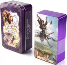 Everyday Witch Tarot Deck Em Lata Com Bordas Roxas Tarô Diário De Uma Bruxa Baralho de Cartas de Oráculo Everyday Witch Tarot Deck Em Lata Com Bordas Roxas Tarô Diário De Uma Bruxa Baralho de Cartas de Oráculo