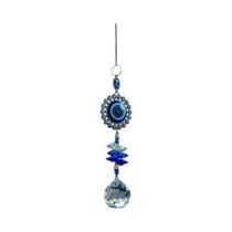 Evil Eye Cristal Sun Catcher Sinos De Vento Arco-íris Jardim Pendurado Decoração De Casa Pingente Evil Eye Cristal Sun Catcher Sinos De Vento Arco-íris Jardim Pendurado Decoração De Casa Pingente