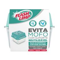 Evita mofo reutilizável com refil extra 400 g (800 g total) flash limp
