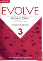 Evolve 3 - Tb With Test Generator - 1St Ed - CAMBRIDGE AUDIO VISUAL & BOOK TEACHER