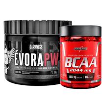 Evora Pré Treino 150g + Bcaa 2044mg 90 Caps Integralmedica