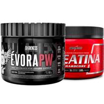 Evora Pré Treino 150g + Creatina Pura 150g Integralmedica