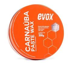 Evox cera carnauba paste wax 200g protege pintura da brilho