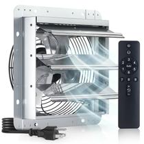 Exaustor Amico 10" com veneziana, controle remoto, 9 velocidades, 13W DC