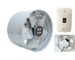 Exaustor Axial 30Cm Vent New Vazão 5040M/H Motor Blindado