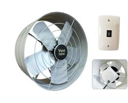 Exaustor Axial 40Cm Vent New Vazão 10.440M/H Motor Blindado