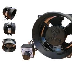 Exaustor Axial Turbo 100mm C/ Controlador De Potência Grow Coifa