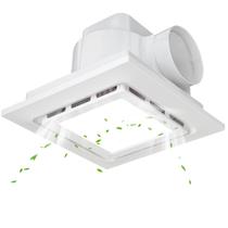Exaustor de banheiro com luz TOYOUSEA 30x30cm 135CFM