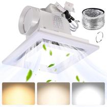 Exaustor de Banheiro FEITON Square com Luz LED - 30W 110CFM