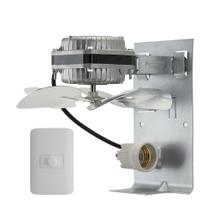 Exaustor De Churrasqueira 200mm Hélice Alumínio + Dimmer