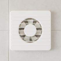 Exaustor De Parede Para Banheiro 18w Bivolt 150mm Silencioso 127 220v Branco