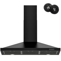 Exaustor FIREGAS preto de 36 polegadas com 450CFM canalizado/sem duto