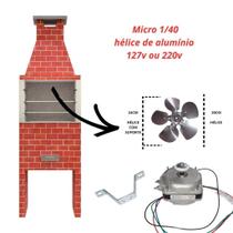Exaustor Motor Churrasqueira 20cm Bivolt Motor 1 40 Exaustor Motor Churrasqueira 20cm Bivolt Motor 1 40