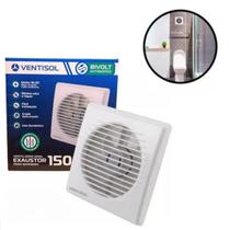Exaustor P/Banheiro 15cm/150mm Grade Anti Insetos Bivolt