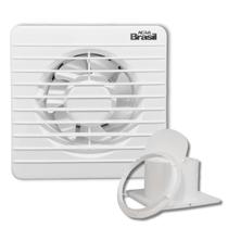 Exaustor Para Banheiro Silencioso 100mm Lavabo Elimina Vapor Odor Box Parede TetoBivolt AC&A