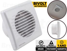 Exaustor Para Banheiro Ventilador Ventisol 150mm Bivolt Automático