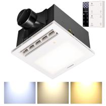 Exaustor para banheiro VIVOHOME com aquecedor 1800W, LED e controle remoto
