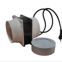 Exaustor para Cultivo Indoor 100/120mm Alta Vazão, Baixo Consumo e Filtro de Carvão Grow Exaustor para Cultivo Indoor 100/120mm Alta Vazão, Baixo Consumo e Filtro de Carvão Grow