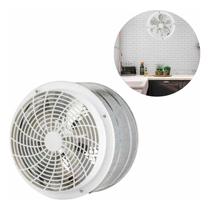 Exaustor Parede Cozinha Residencial 25cm Silencioso Potente Bivolt Grade Interna/Externa