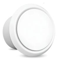 Exaustor Redondo Banheiro Lavabo Closet 100mm Muro Bivolt