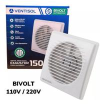 Exaustor Ventilador Banheiro Tira Odor 150mm Bivolt Ventisol Exaustor Ventilador Banheiro Tira Odor 150mm Bivolt Ventisol