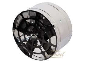 Exaustor Ventilador Inox 30Cm Alta Vazão Blindado Para Cozinha Churrasqueira Coifas Cabine De Pinturas