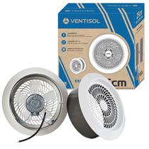 Exaustor Ventisol Axial Premium Residencial 25cm Branco 60W 220v