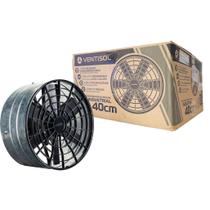 Exaustor Ventisol Industrial Linha Serviço Pesado Monofásico 40 cm 220V