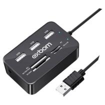 Exbom Hub USB 7 Em 1 Com Múltiplas Conexões Rápidas de Dados