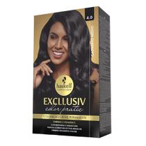 Excllusiv Color Pratic - Kit Coloração 4.0 Castanho Médio