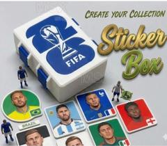 Exclusiva Caixa Maleta Porta 100 Figurinhas Album Copa Do Mundo 2026 Caixa Grande Cores Variadas