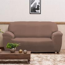 Exclusiva Capas Sofa 2 e 3 Lugares Tecido Elastex Chocolate